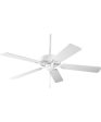 AirPro Energy Efficient-Rated 52-Inch 5-Blade Traditional Ceiling Fan White on Sale