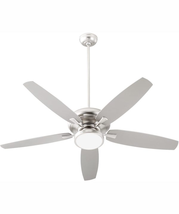 56  Apex Patio Indoor Outdoor Ceiling Fan Satin Nickel Discount