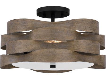 Appleton Medium 2-light Semi Flush Mount Matte Black Online Hot Sale