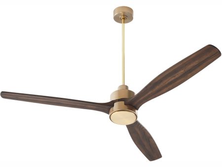 Reni Ceiling Fan Aged Brass Online now