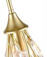 Flora Grace 7   Wide 1-Light Mini Pendant - Champagne Gold For Cheap