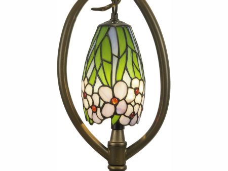 Grove Floral Tiffany Accent Lamp Cheap