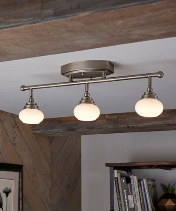 Allen + Roth 24 W 3-Light Rail Fixed Track Bar Light by Kichler Antique Pewter Finish Online