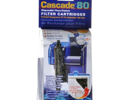 80 Disposable Floss & Carbon Power Filter Cartridges 3 Pack by Cascade Fashion