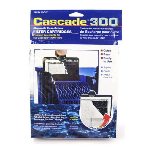 300 Disposable Floss & Carbon Power Filter Cartridges 3 Pack by Cascade For Discount