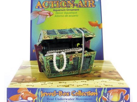 Action Aerating Mini Treasure Chest 2.5  Long x 2  High by Penn Plax For Sale